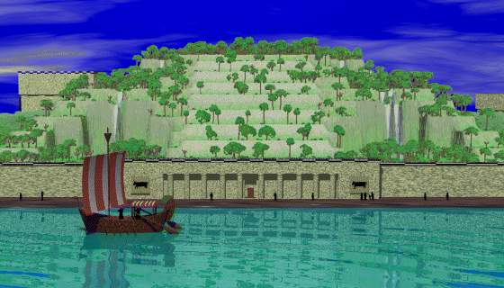 The Seven Wonders Hanging Gardens Of Babylon